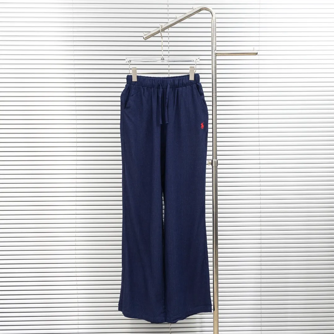 P270 top version (different currencies) You can scan the QR code to enter the official website. Style: Ralph Lauren POLO linen old money style embroidered trousers. Color: Picture color. Size: S-L. Fabric: Linen. Accessories: Full set of customized accessories. No gender distinction. Same style for men and women.